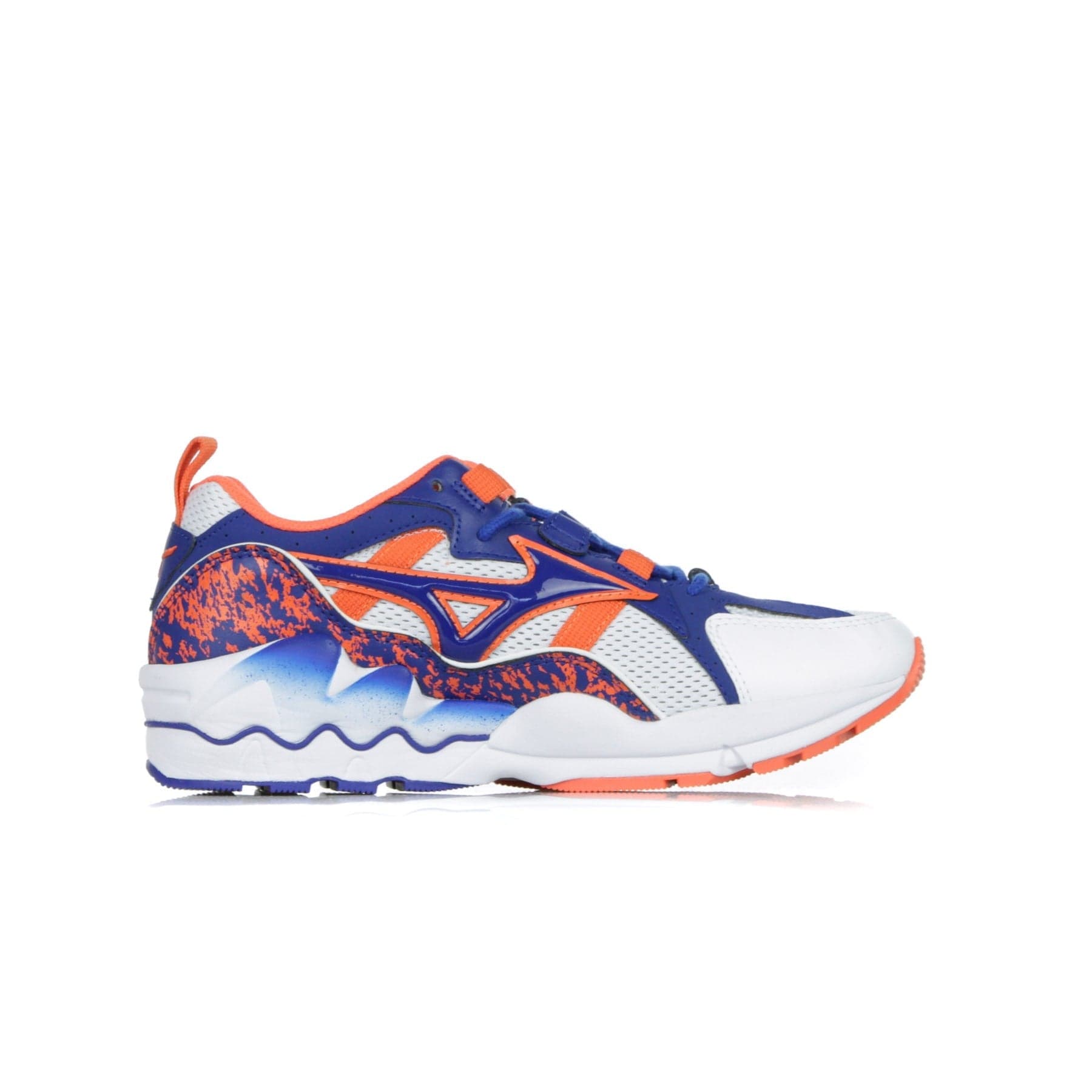 MIZUNO Scarpa Bassa Uomo Wawe Rider 1 White/reflex Blue/nasturtium da uomo in Scarpe da corsa su strada Drestige - Casamassima, commercioVirtuoso.it