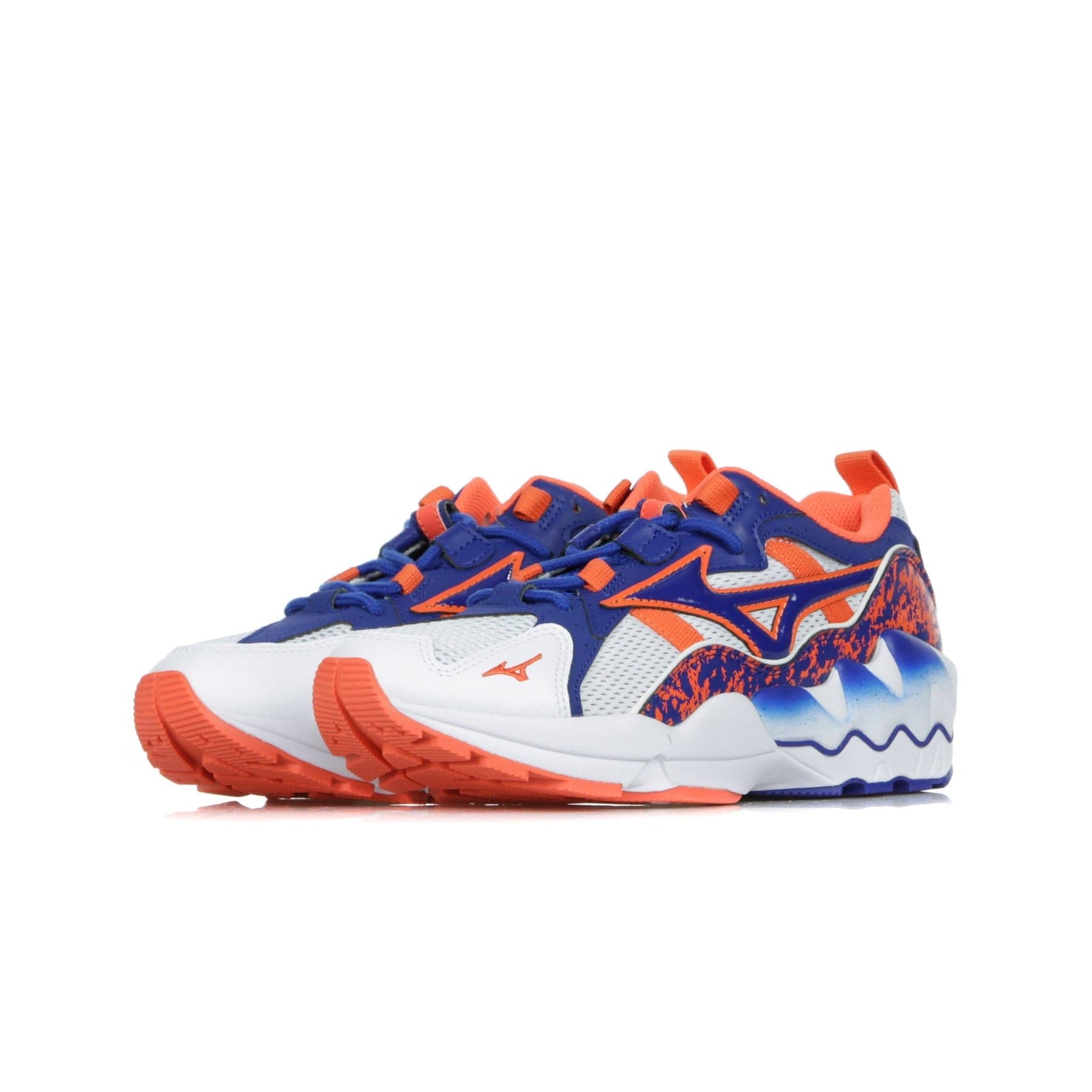 MIZUNO Scarpa Bassa Uomo Wawe Rider 1 White/reflex Blue/nasturtium da uomo in Scarpe da corsa su strada Drestige - Casamassima, commercioVirtuoso.it