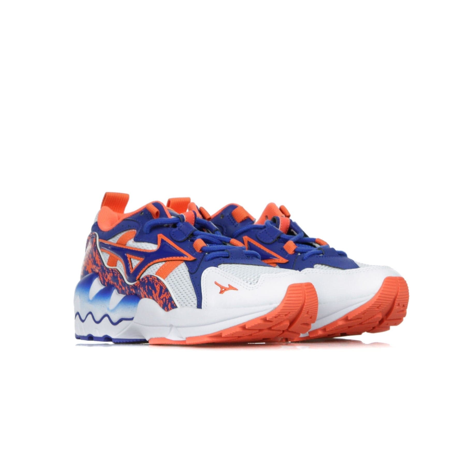 MIZUNO Scarpa Bassa Uomo Wawe Rider 1 White/reflex Blue/nasturtium da uomo in Scarpe da corsa su strada Drestige - Casamassima, commercioVirtuoso.it