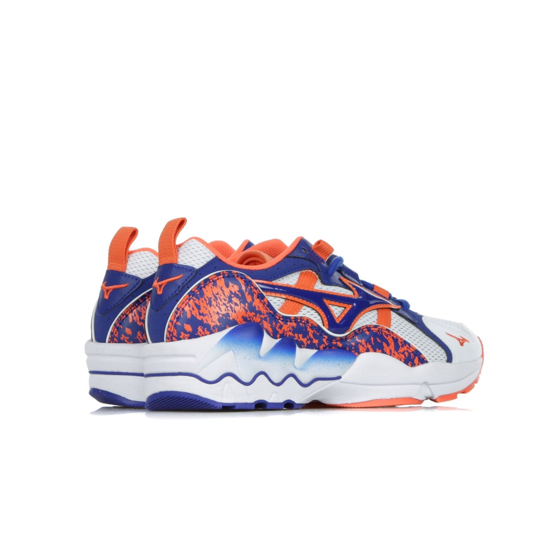 MIZUNO Scarpa Bassa Uomo Wawe Rider 1 White/reflex Blue/nasturtium da uomo in Scarpe da corsa su strada Drestige - Casamassima, commercioVirtuoso.it