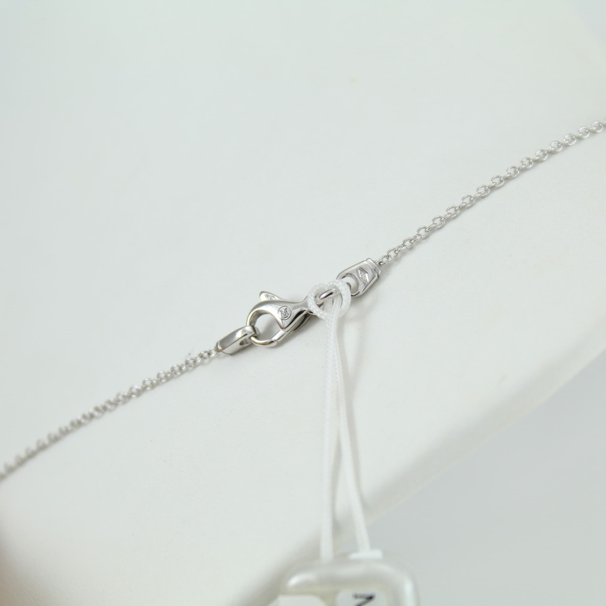 Collana donna Mirco Visconti oro bianco pendente cuore di diamanti in Collane Gioielleria Saba - Dolianova, commercioVirtuoso.it