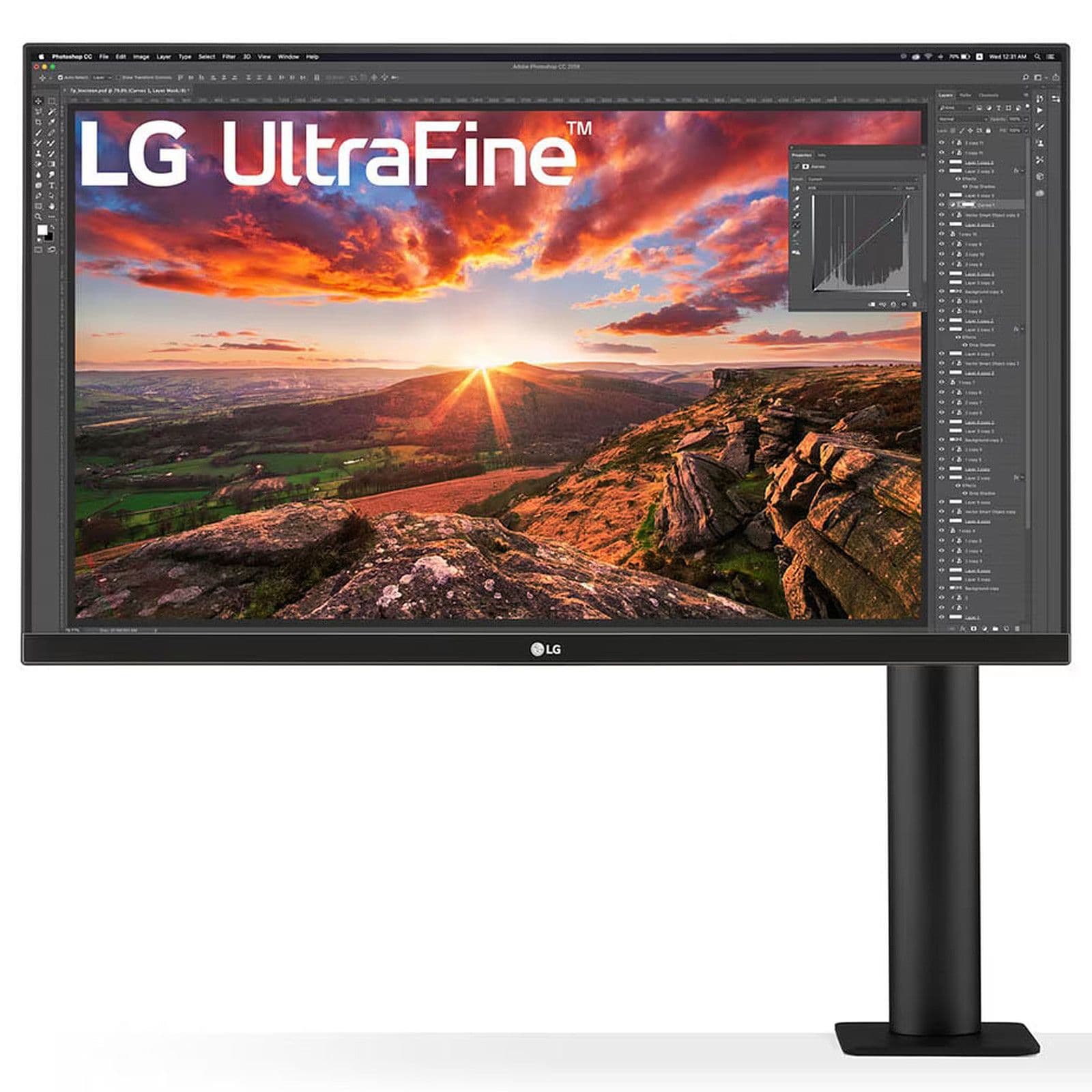 Lg ultrafine ergo led display 68,6 cm (27\") 3840 x 2160 pixel 4k ultra hd nero - 27UN880P-B.AEU