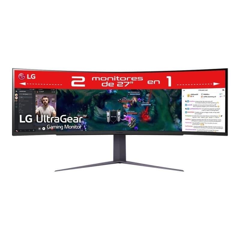Lg ultragear led display 124,5 cm (49\") 5120 x 1440 pixel quad hd nero - 145515 in  eWeki - Napoli, commercioVirtuoso.it