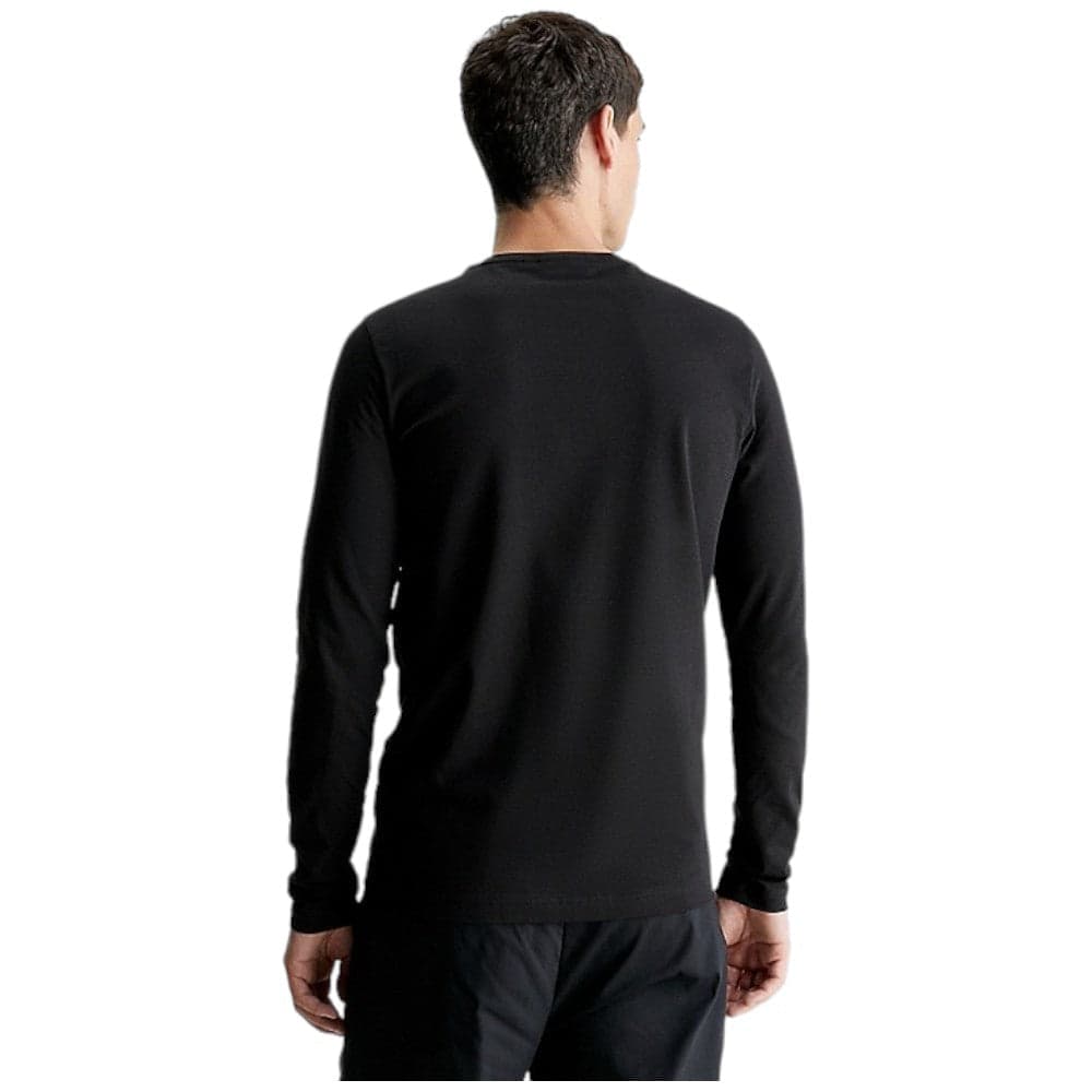 Calvin Klein t-shirt nera manica lunga Stretch slim fit K10K112725 T-shirt Calvin Klein