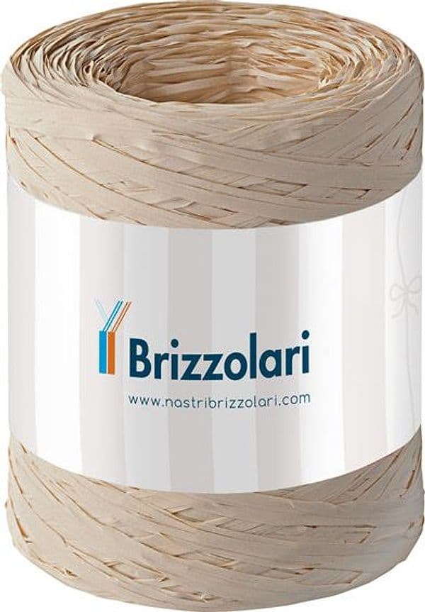 Rafia sintetica 6802 5mmx200mt colore naturale 40 Brizzolari