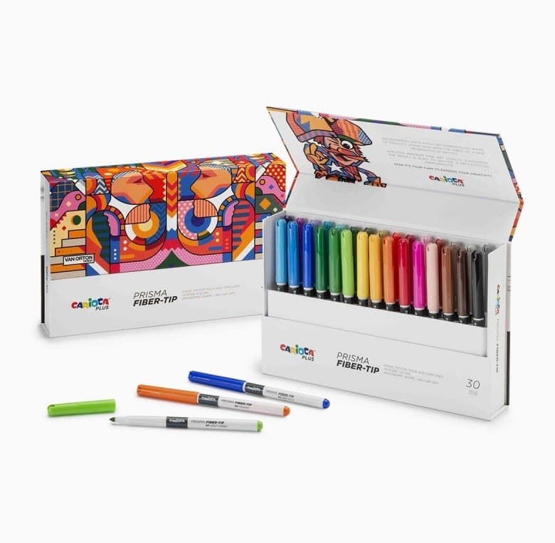 Carioca Plus Pennarelli Prisma Hard Box da 30 in Pennarelli per bambini Cartospedia - Napoli, commercioVirtuoso.it