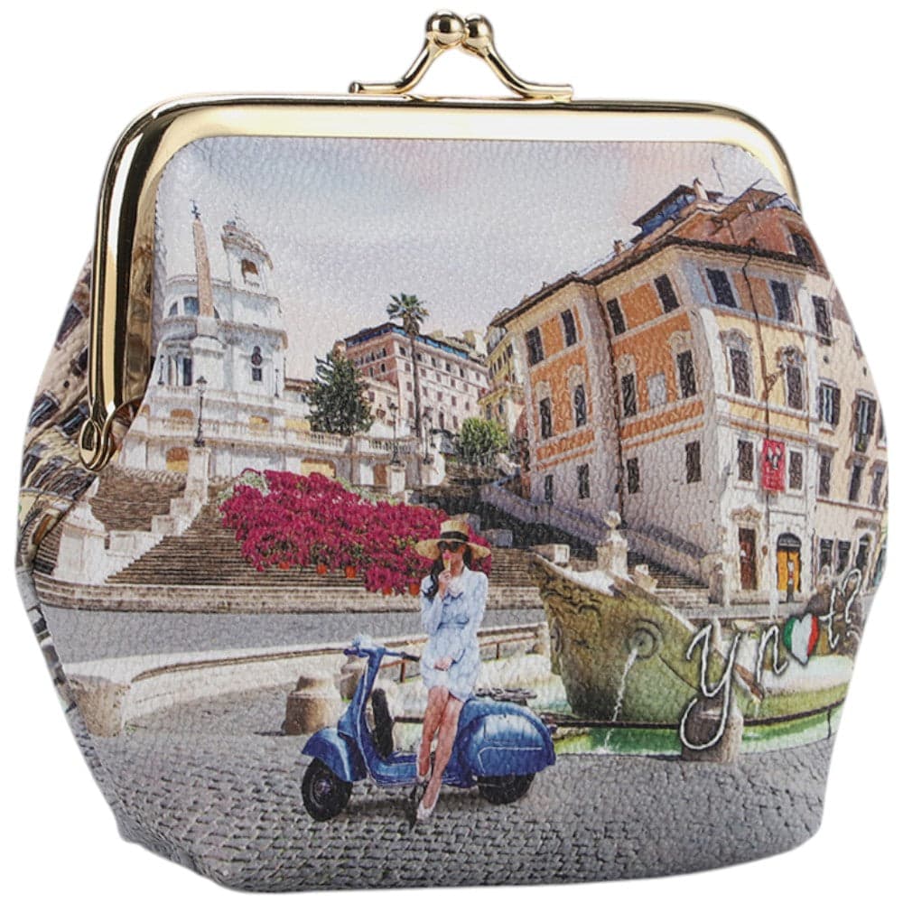 YNot potamonete coin wallet stampa Vacanza Romana YES586S5 Portamonete YNot