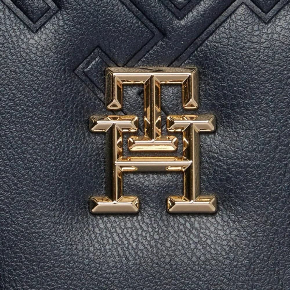 Tommy Hilfiger borsa tote mono blu AW0AW15726 Borse Tommy Hilfiger