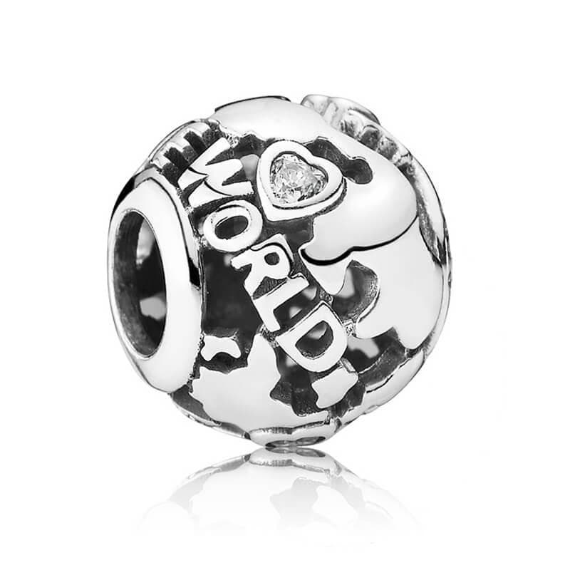 Pandora Charm Openwork intorno al mondo