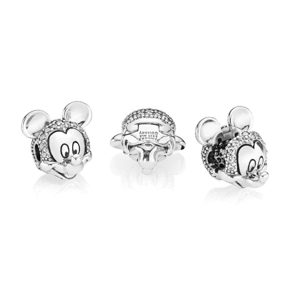 Pandora - Clip Disney, Mickey Mouse con pavé in Bead Charm Alba Gioielli - Casoria, commercioVirtuoso.it