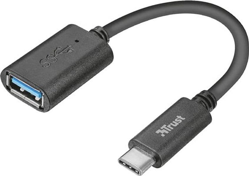 Convertitore da USB tipo C a USB 3.1 Gen 1 nero TRUST