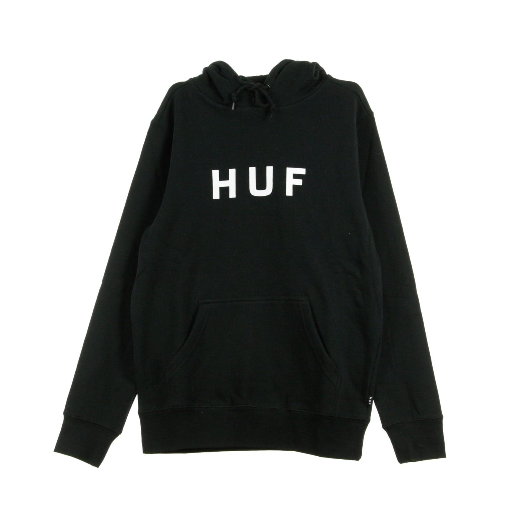 HUF Felpa Cappuccio Uomo Essentials Og Logo Black da uomo in Felpe con cappuccio Drestige - Casamassima, commercioVirtuoso.it