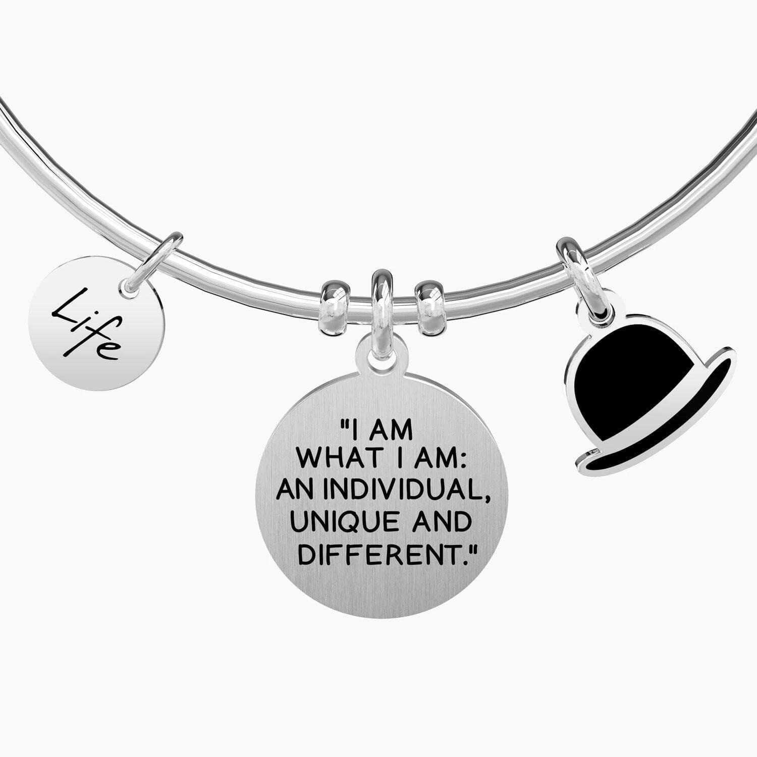 KIDULT BRACCIALE - I AM WHAT I AM … C. CHAPLIN in Bracciali Alba Gioielli - Casoria, commercioVirtuoso.it