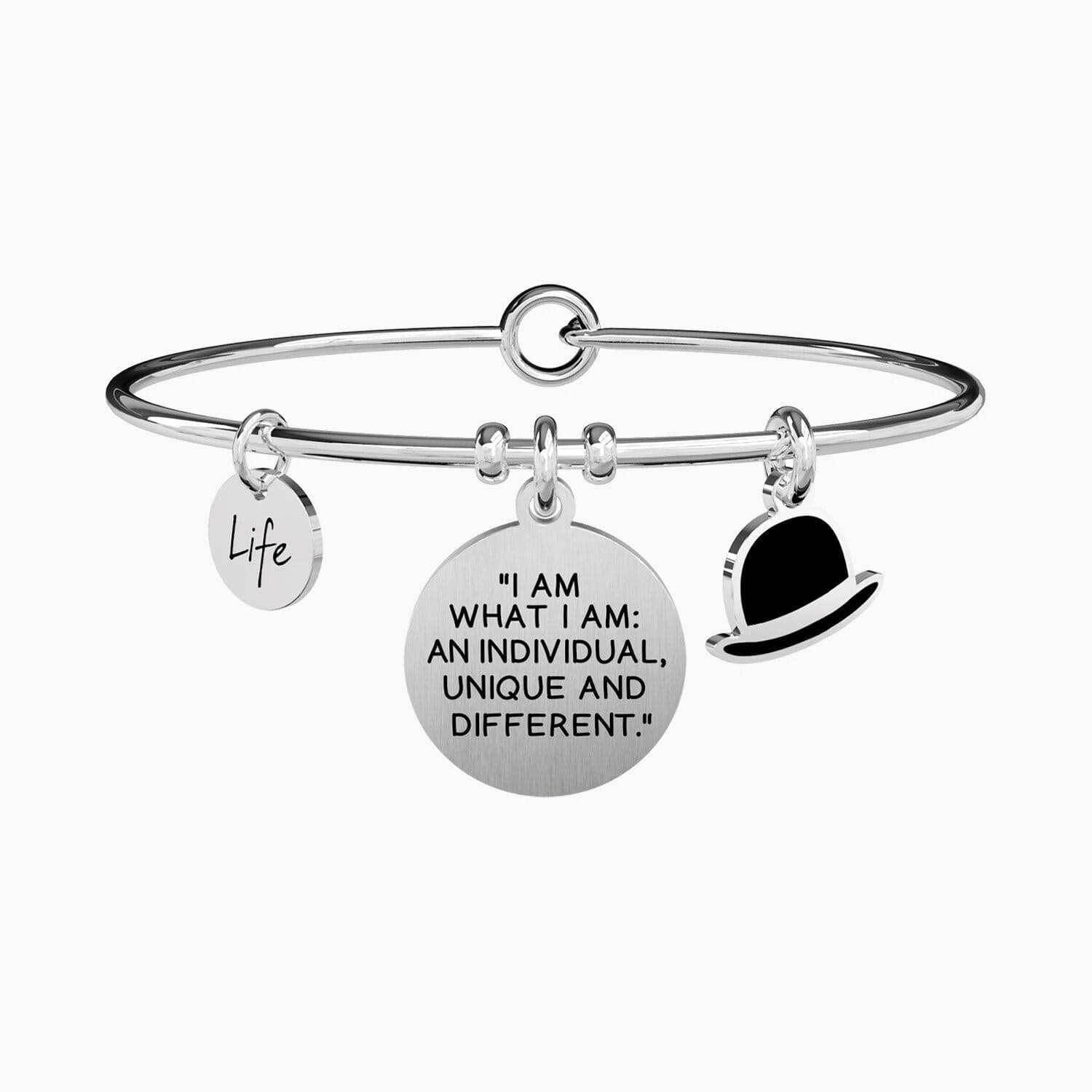 KIDULT BRACCIALE - I AM WHAT I AM … C. CHAPLIN