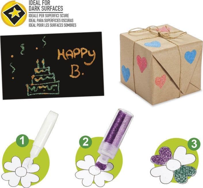 Carioca, Brillantini glitter dust, 6 pz in Glitter Cartospedia - Napoli, commercioVirtuoso.it