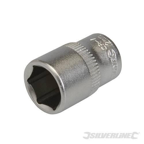 Chiave inserto a bussola metrico esagonale 1/4" Silverline meccanica Silverline
