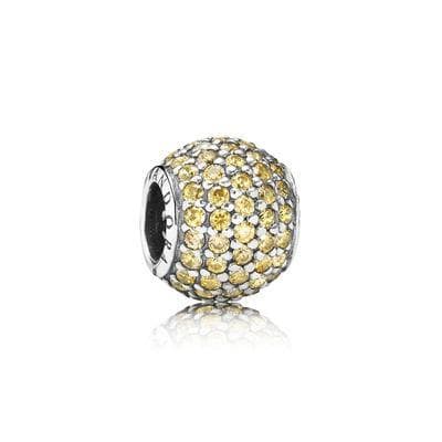 Pandora Charm Sfera in Pavé Color Oro