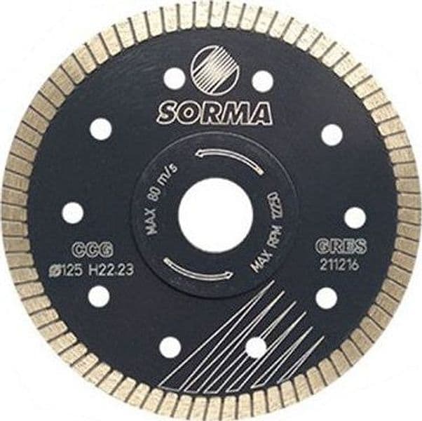DISCO DIAMANTATO MM. 115-230 ULTRA SOTTILE 'SORMA' in prodotto Busolin - Venezia, commercioVirtuoso.it