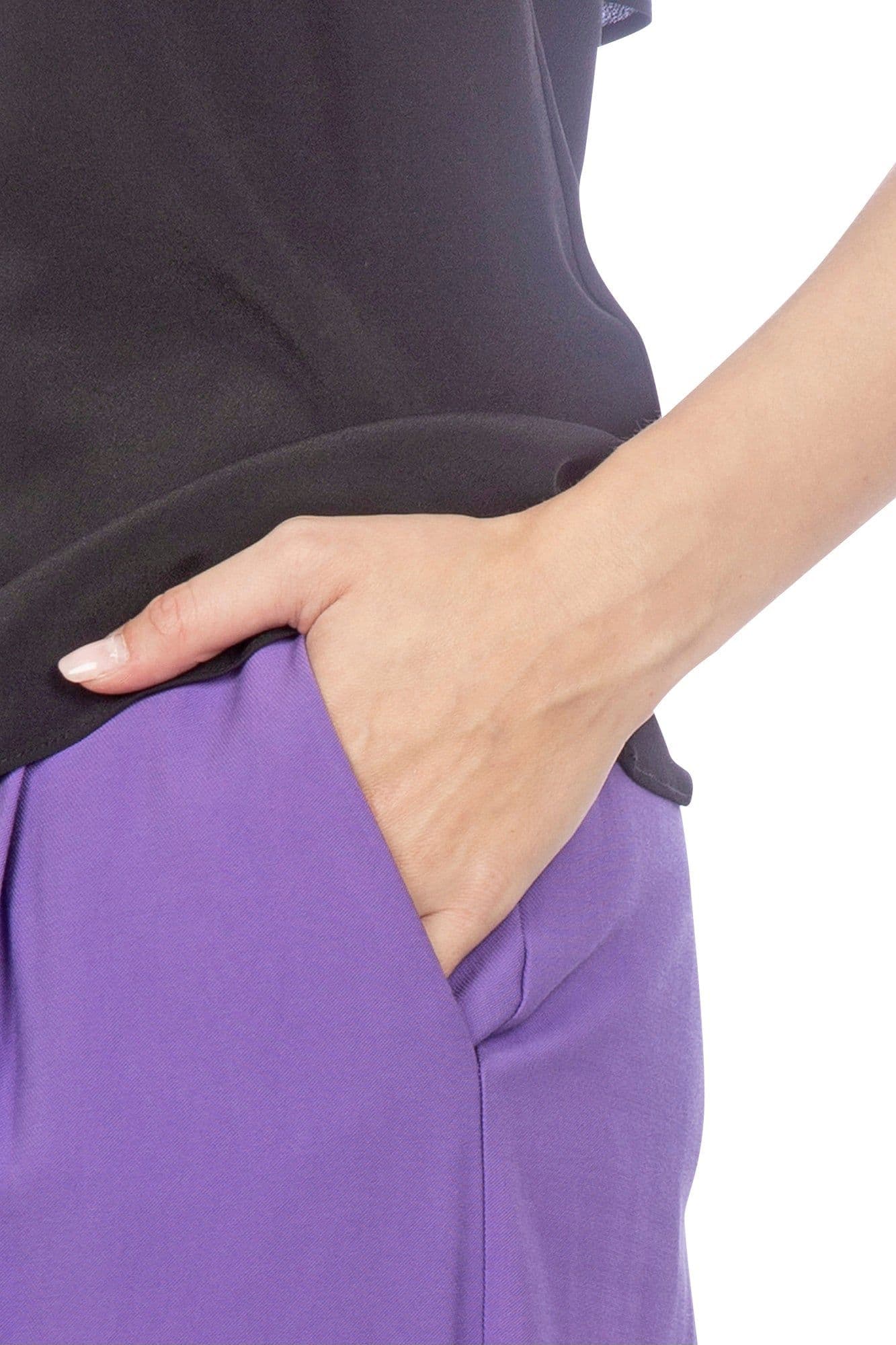 SUOLI Suoli - Pantalone - 411590 - Lilla da donna in Pantaloni Drestige - Casamassima, commercioVirtuoso.it