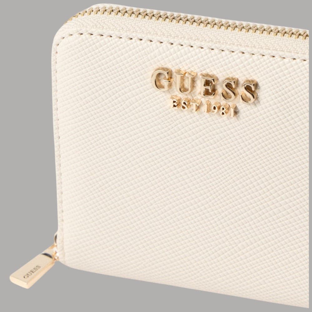 Portafoglio Guess Donna Saffiano Laurel Zip Small Nero in Portafogli Prodotti di Classe - Nocera Superiore, commercioVirtuoso.it