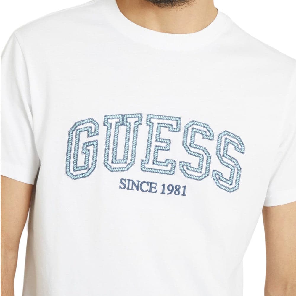 Guess t-shirt bianca logo College M4GI62 I3Z14 T-shirt Guess