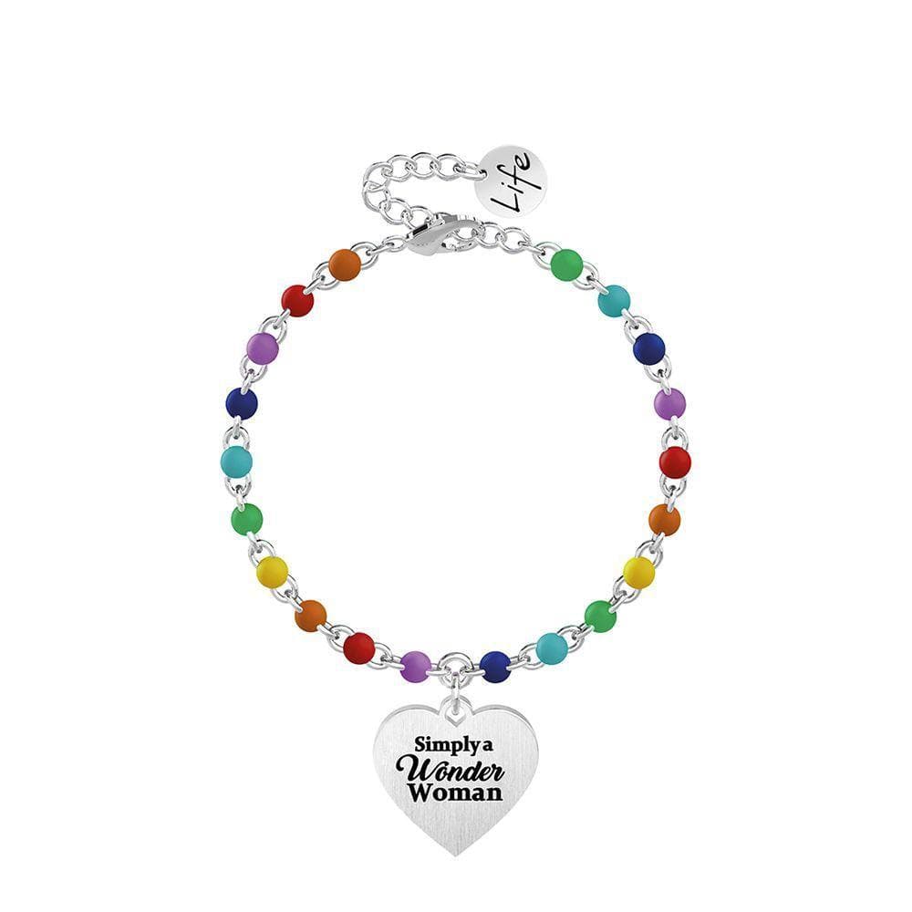 KIDULT Bracciale in Acciaio Cuore | Wonder Woman in Bracciali Alba Gioielli - Casoria, commercioVirtuoso.it