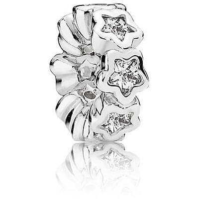 PANDORA- Charm distanziatore stelle cadenti