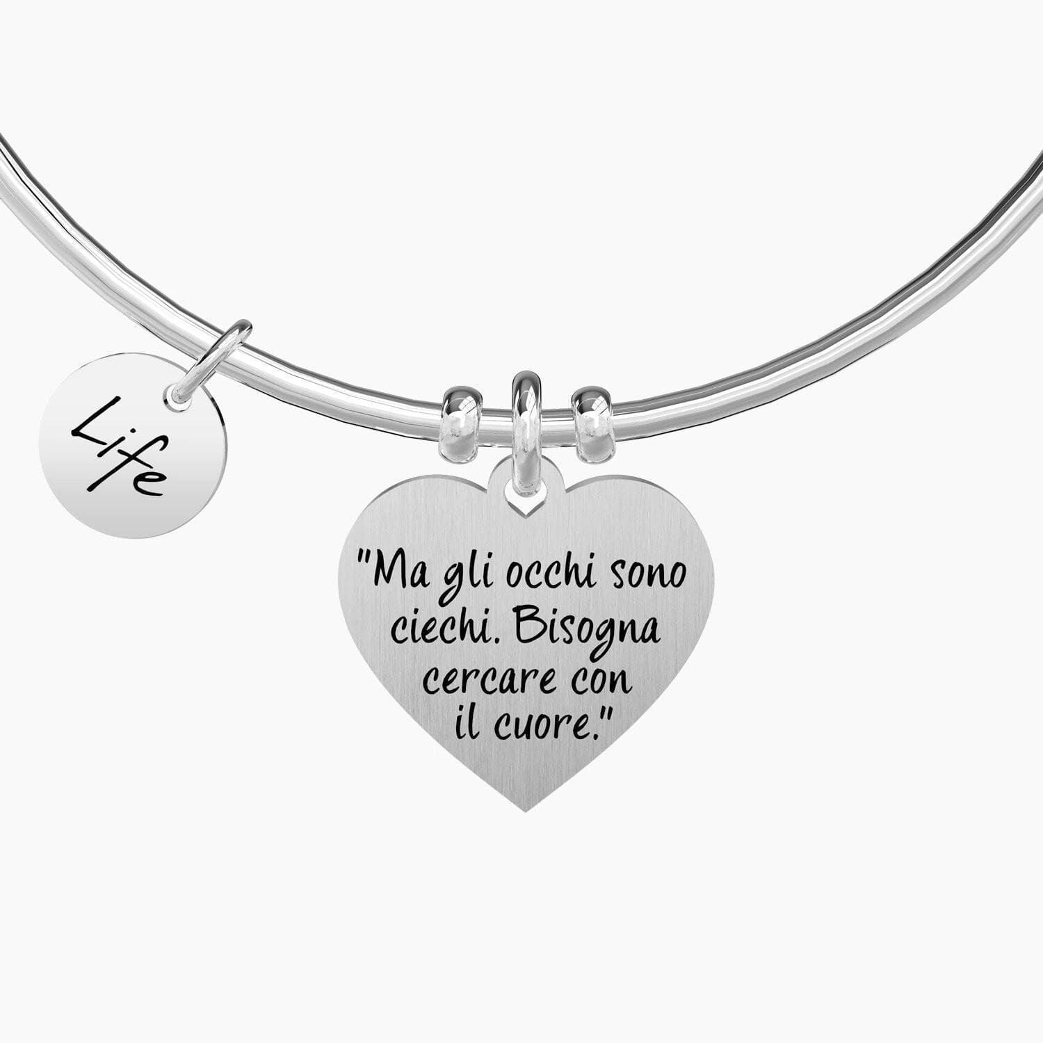 KIDULT BRACCIALE - MA GLI OCCHI SONO CIECHI … A. DE SAINT EXUPÉRY in Bracciali Alba Gioielli - Casoria, commercioVirtuoso.it