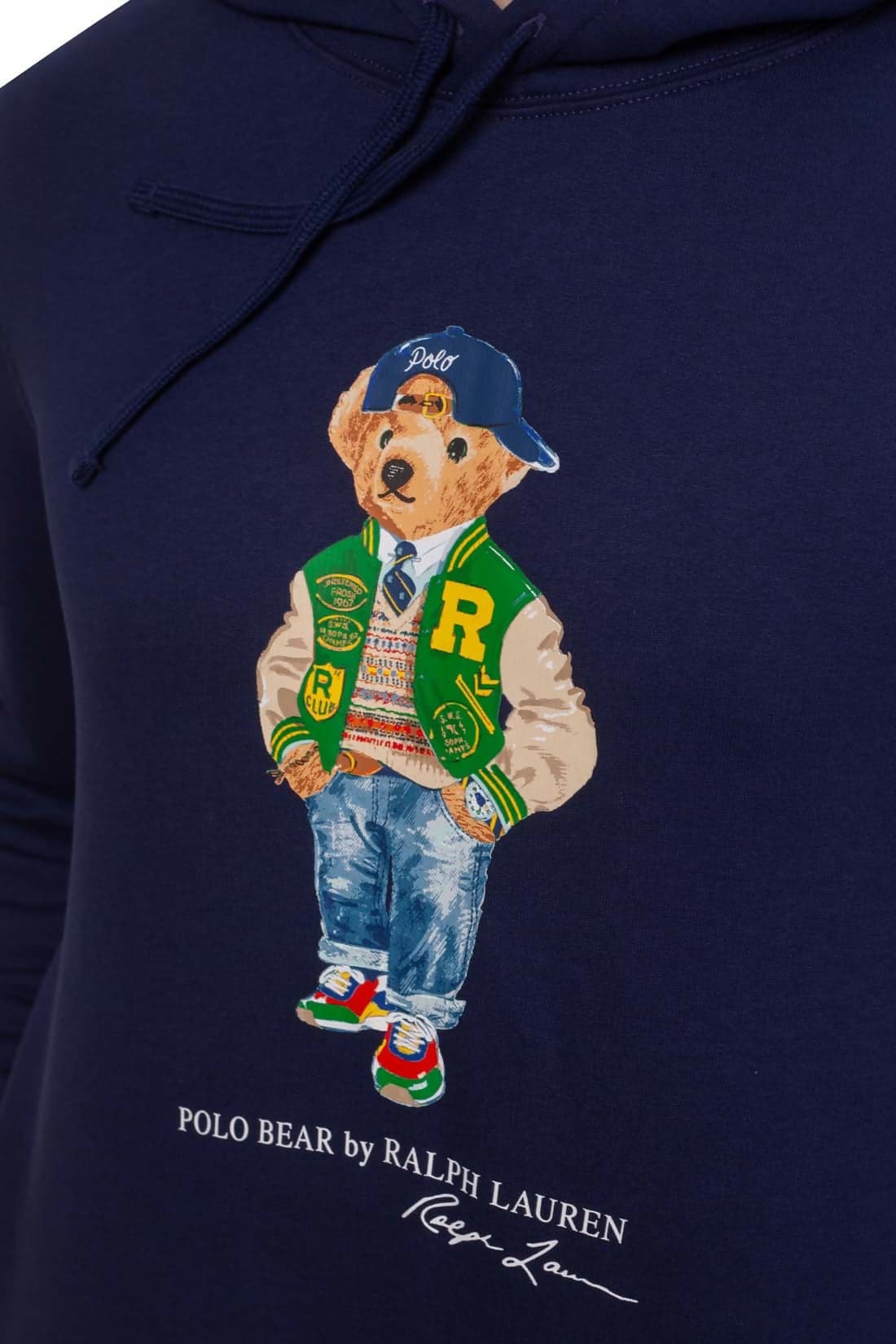 710951621001_Polo_Ralph_Lauren_Felpe_Uomo_con_Cappuccio_e_Hoodies_Blu_navy-D
