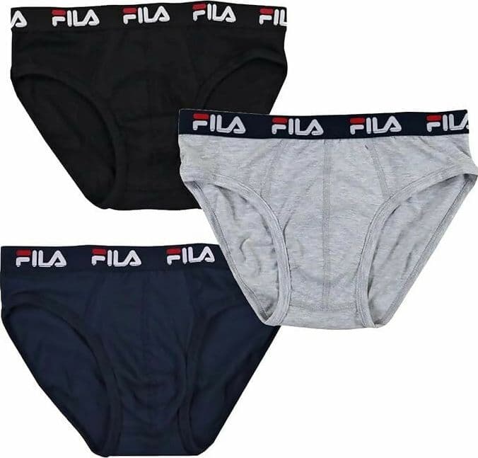 3 Paia. Slip uomo Fila- con elastico esterno- con logo in cotone elasticizzato in Slip ADAMO INTIMO e CASA - Bagheria, commercioVirtuoso.it