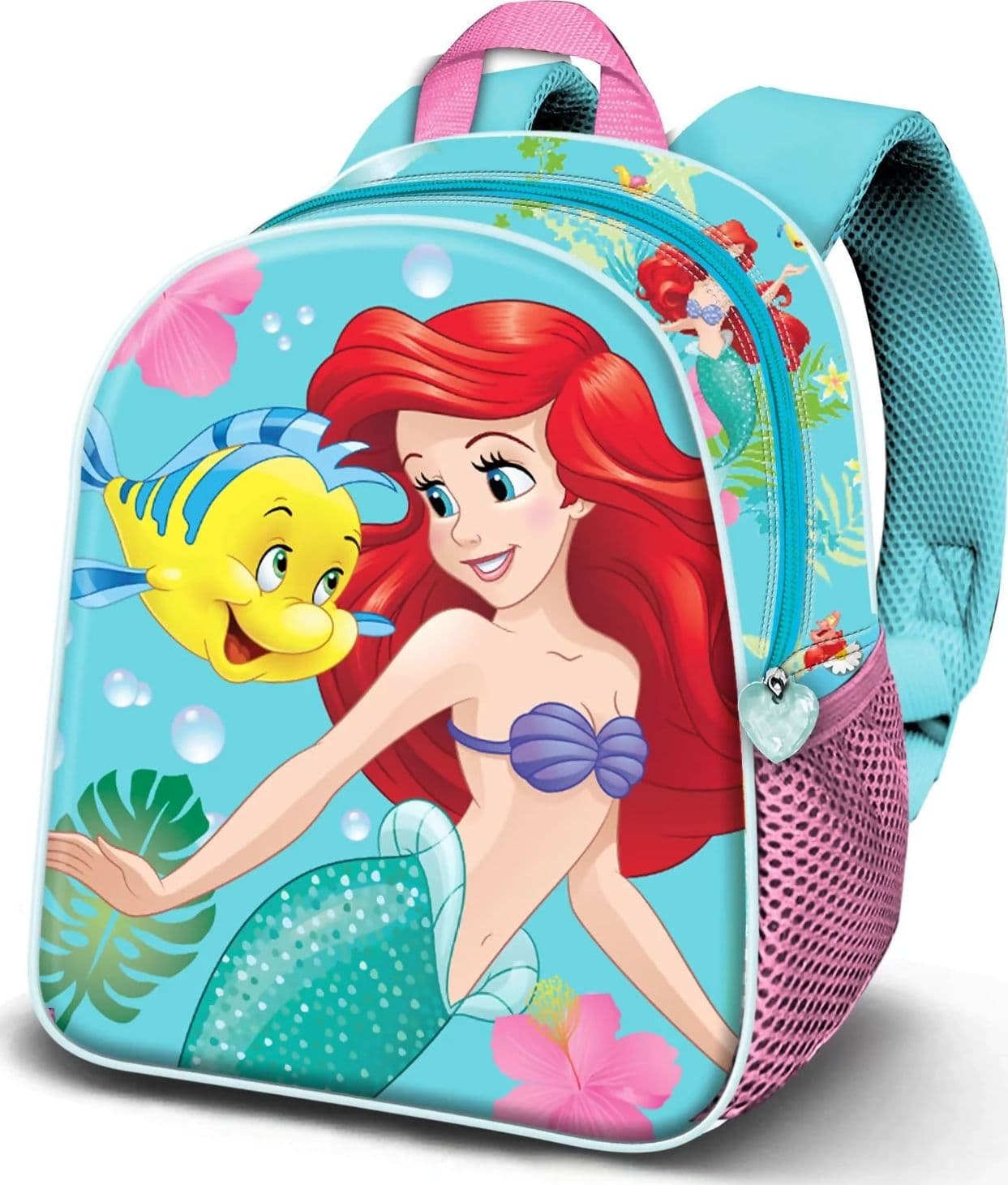 Disney Ariel Dive-Zainetto 3D Elite, Turchese