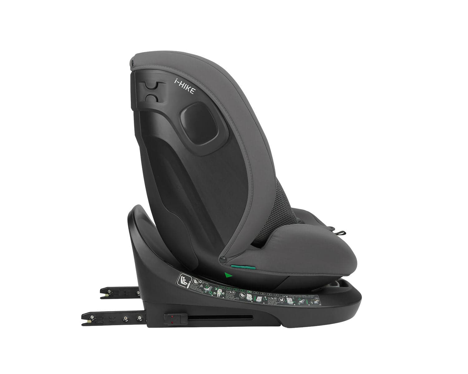 KIKKABOO Seggiolino Auto 40-150 cm i-Hike i-SIZE Dark Grey - Seggiolino Auto con Base Isofix, Da 40 a 150 cm, Omologato ECE R129/03, Girevole A 360° E Reclinabile, Gruppo 0+/1/2/3 Da 0 A 12 Anni, Dark Grey, grigio in Seggiolini auto Sanitaria Gioia del Bimbo - Villa San Giovanni, commercioVirtuoso.it