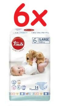 TRUDI Baby Care Pannolini Per Bambini - comfort e protezione - tutte le misure disponibili - 6 pacchi in Pannolini per bambini Sanitaria Gioia del Bimbo - Villa San Giovanni, commercioVirtuoso.it