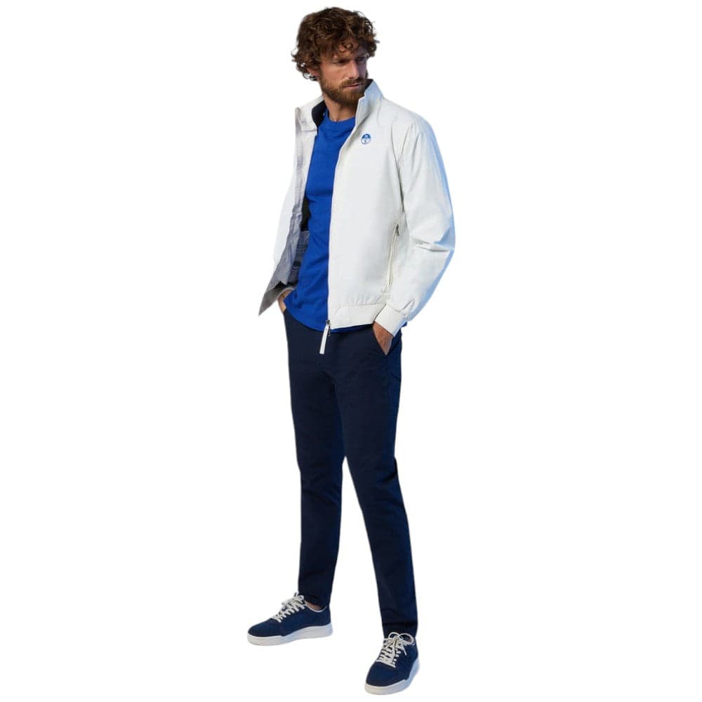 North Sails giacca giubbino bianco primaverile Sailor 2.0 603274 in Giacche Prodotti di Classe - Nocera Superiore, commercioVirtuoso.it