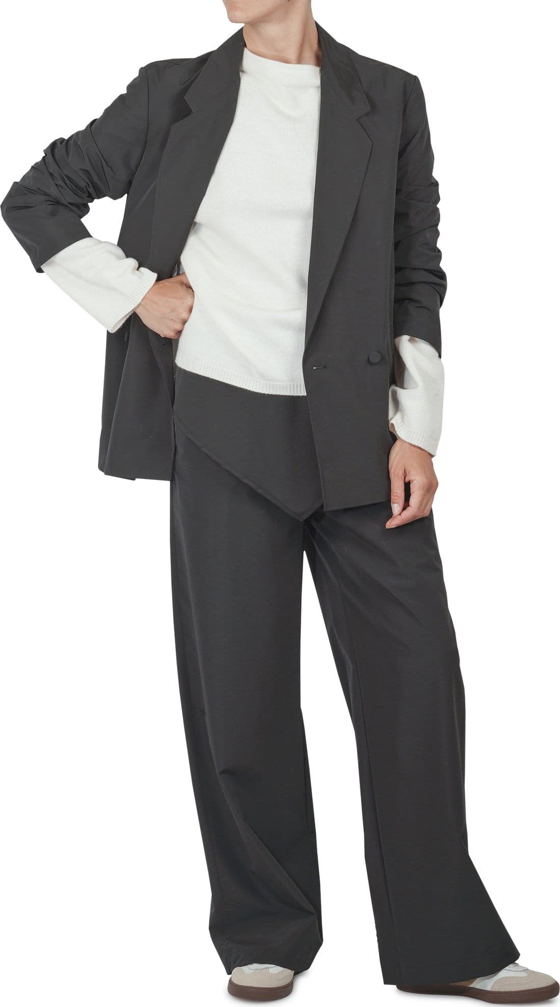 Alysi - Pantalone - 460733 - Nero da donna in Pantaloni Drestige - Casamassima, commercioVirtuoso.it