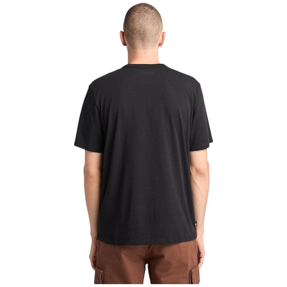 Timberland t-shirt nera logo grafico Timberland TB0A6GP3001 T-shirt Timberland