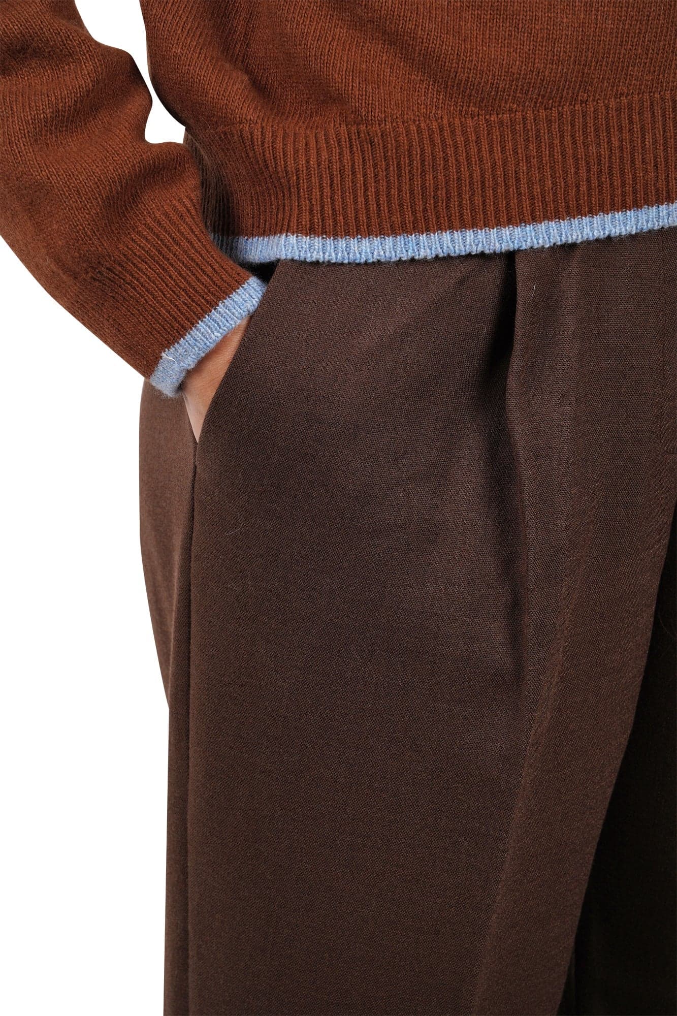 LA FEMME BLANCHE La Femme Blanche - Pantalone - 461494 - Marrone da donna in Pantaloni sportivi Drestige - Casamassima, commercioVirtuoso.it