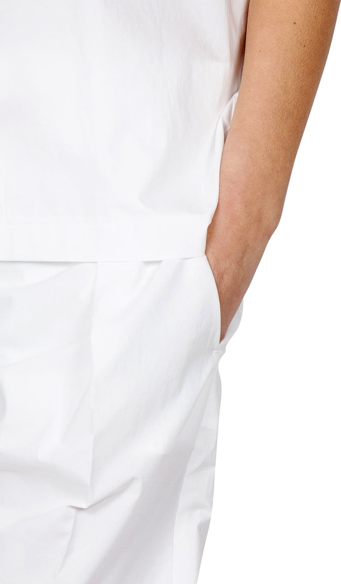 TELA Tela - Pantalone - 430857 - Bianco da donna in Pantaloni Drestige - Casamassima, commercioVirtuoso.it