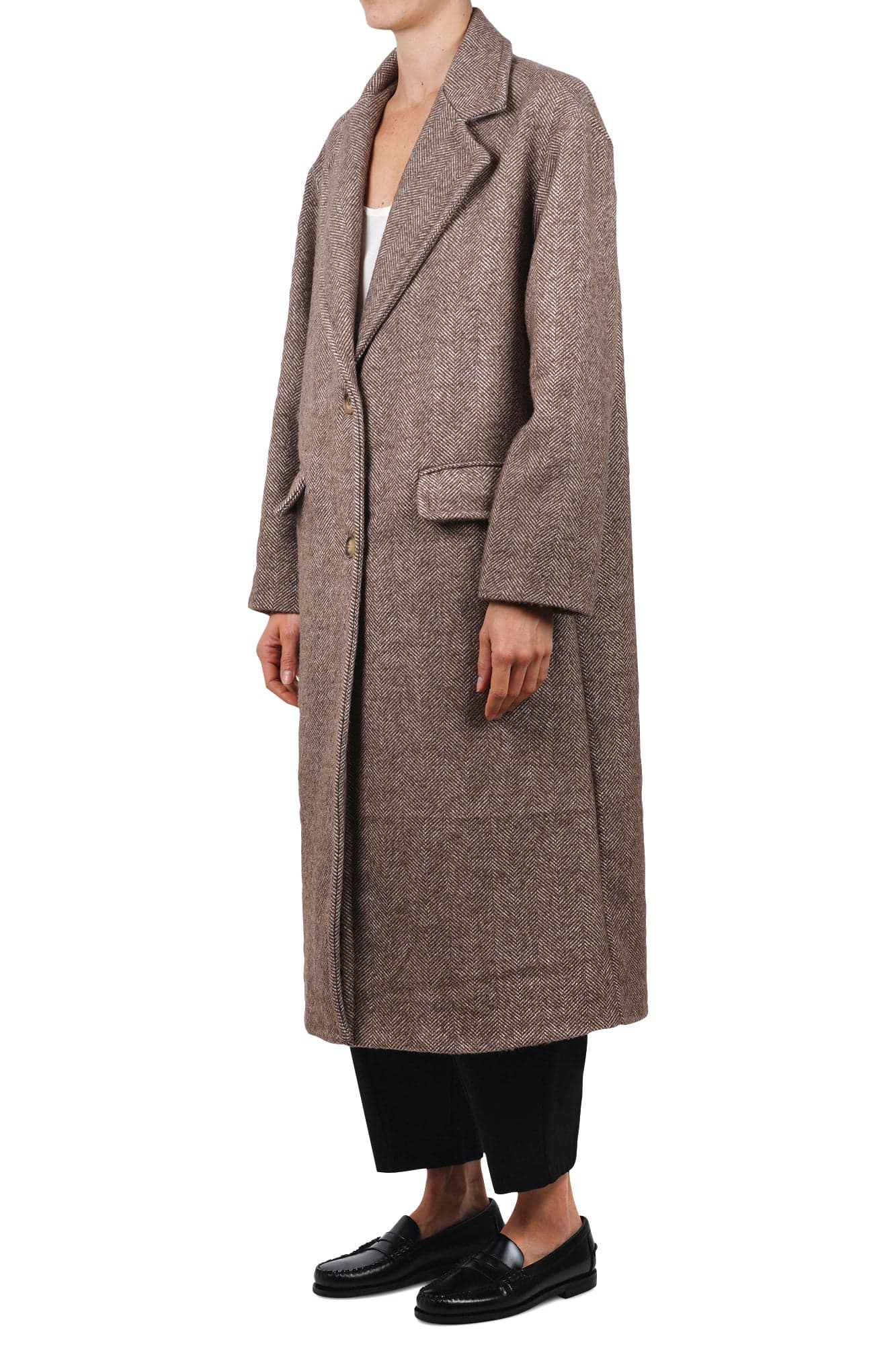 LA FEMME BLANCHE La Femme Blanche - Cappotto - 461483 - Bianco/Beige da donna in Cappotti Drestige - Casamassima, commercioVirtuoso.it