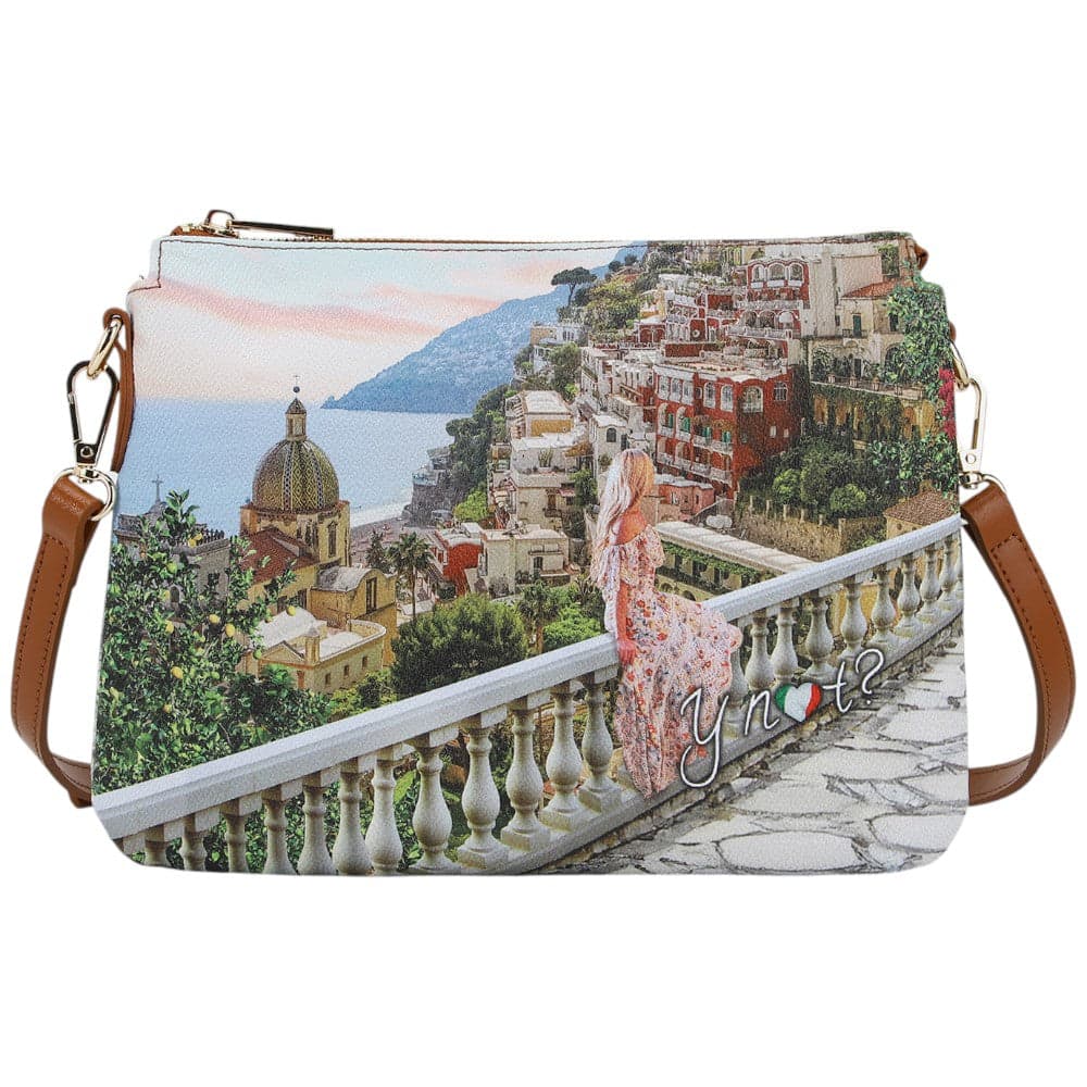 YNot shoulder bag 2 scomparti stampa Drimming Coast YES630S5