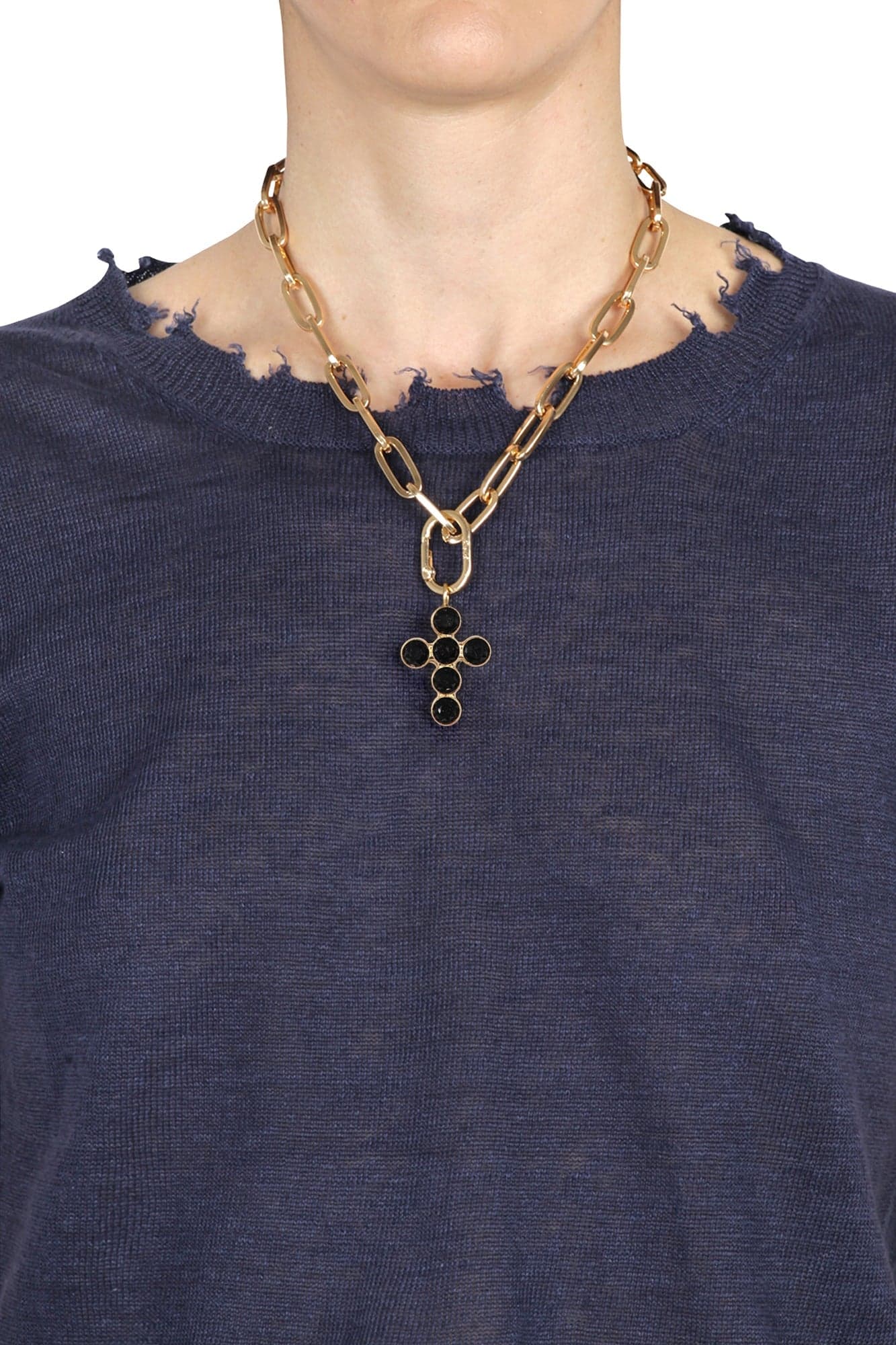 ALEVA' BIJOUX Aleva' Bijoux - Ciondolo - 451422 - Nero da donna in Collane Drestige - Casamassima, commercioVirtuoso.it