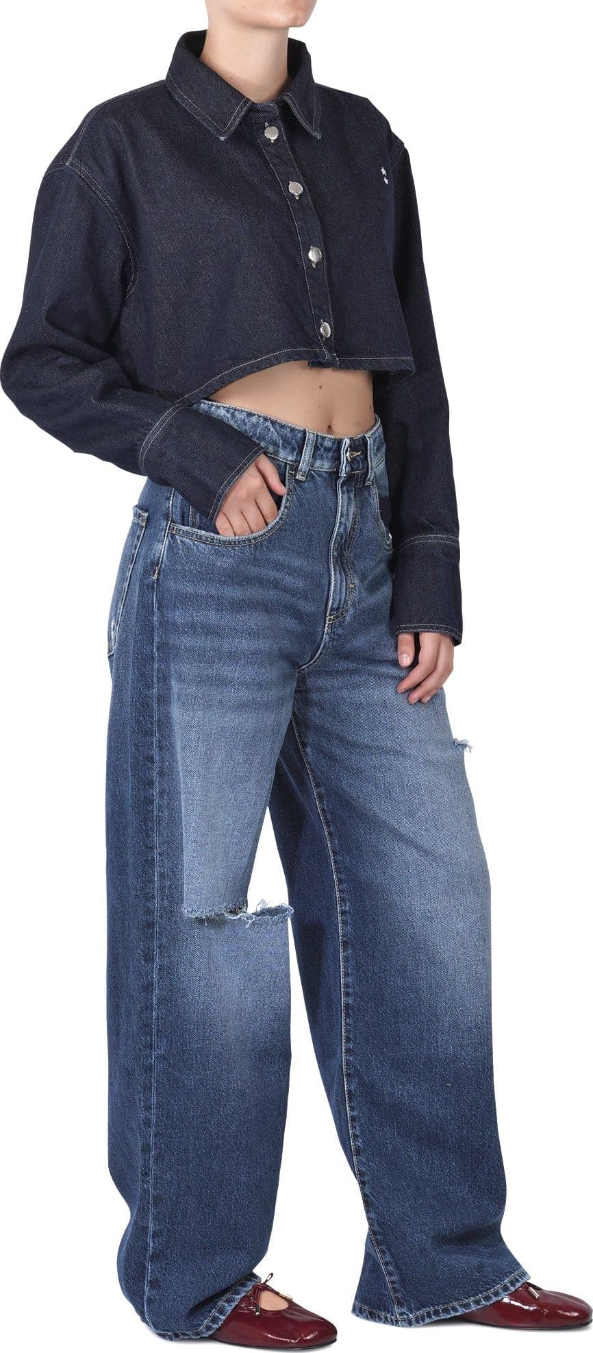 ICON DENIM Icon Denim - Jeans - 460537 - Denim scuro da donna in Jeans Drestige - Casamassima, commercioVirtuoso.it
