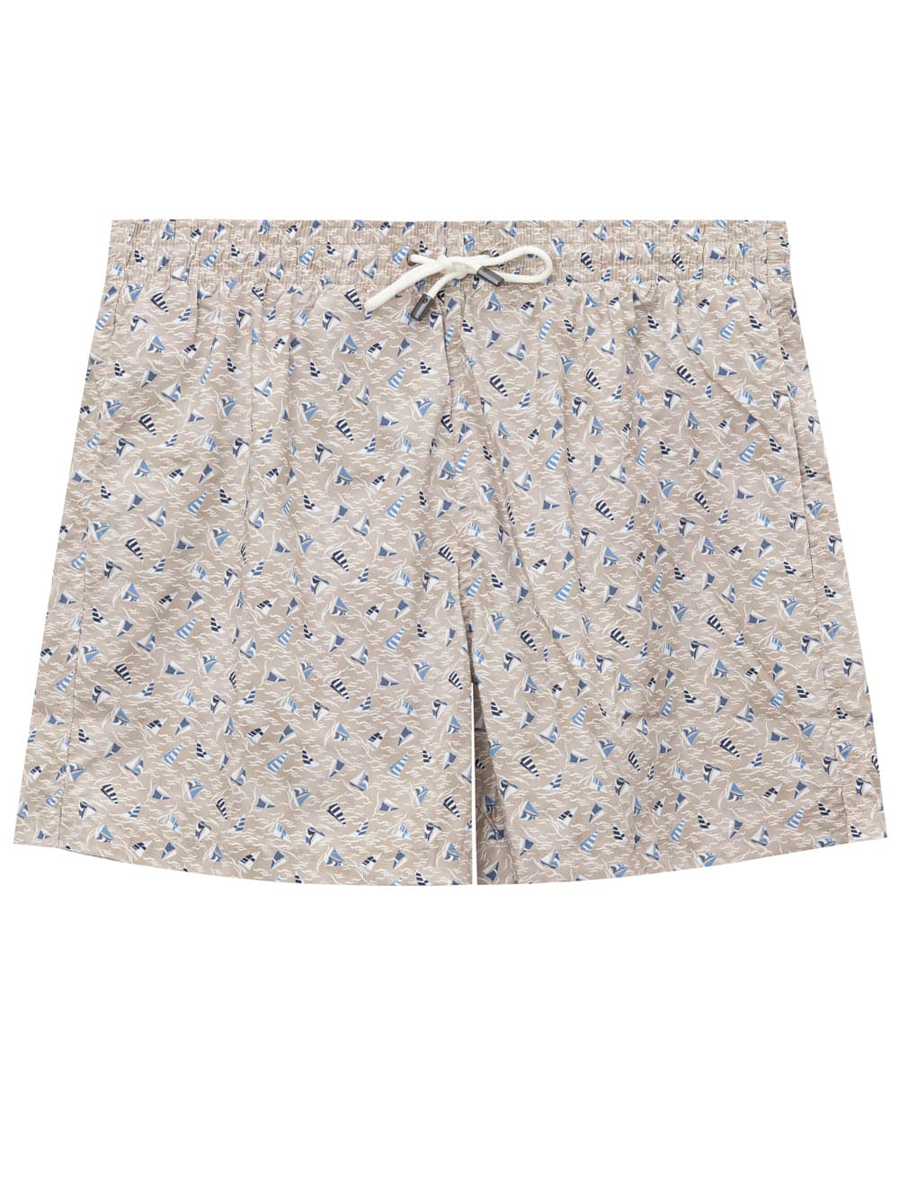 CANALI Costume Boxer con Stampa Vele Canali