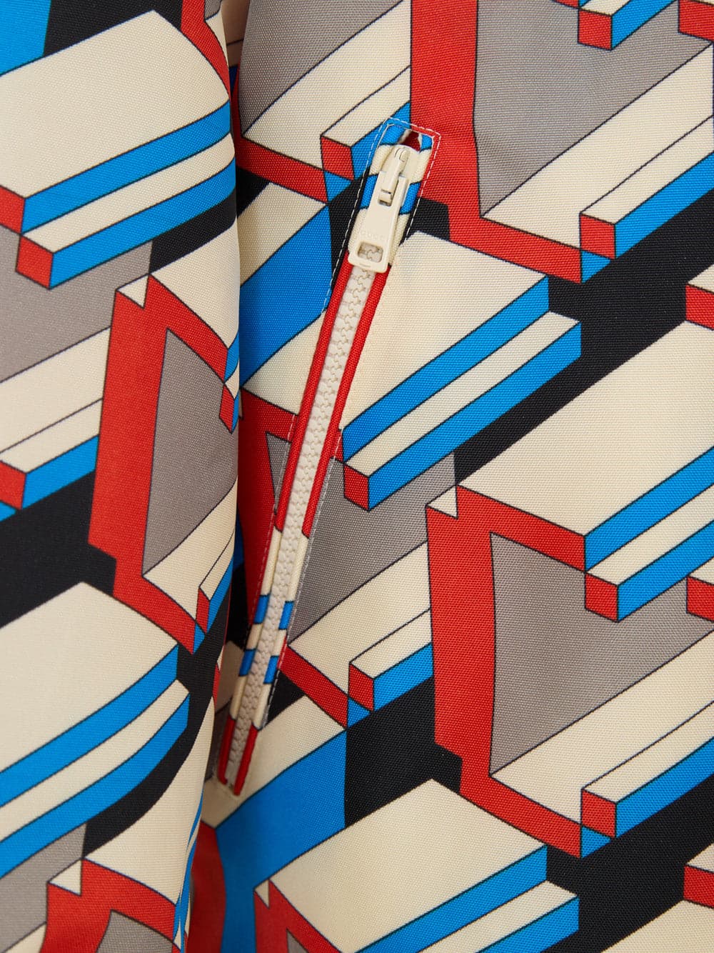 Gucci Giubbino in Nylon con Stampa Geometrica Multicolor da uomo in Giacche Drestige - Casamassima, commercioVirtuoso.it