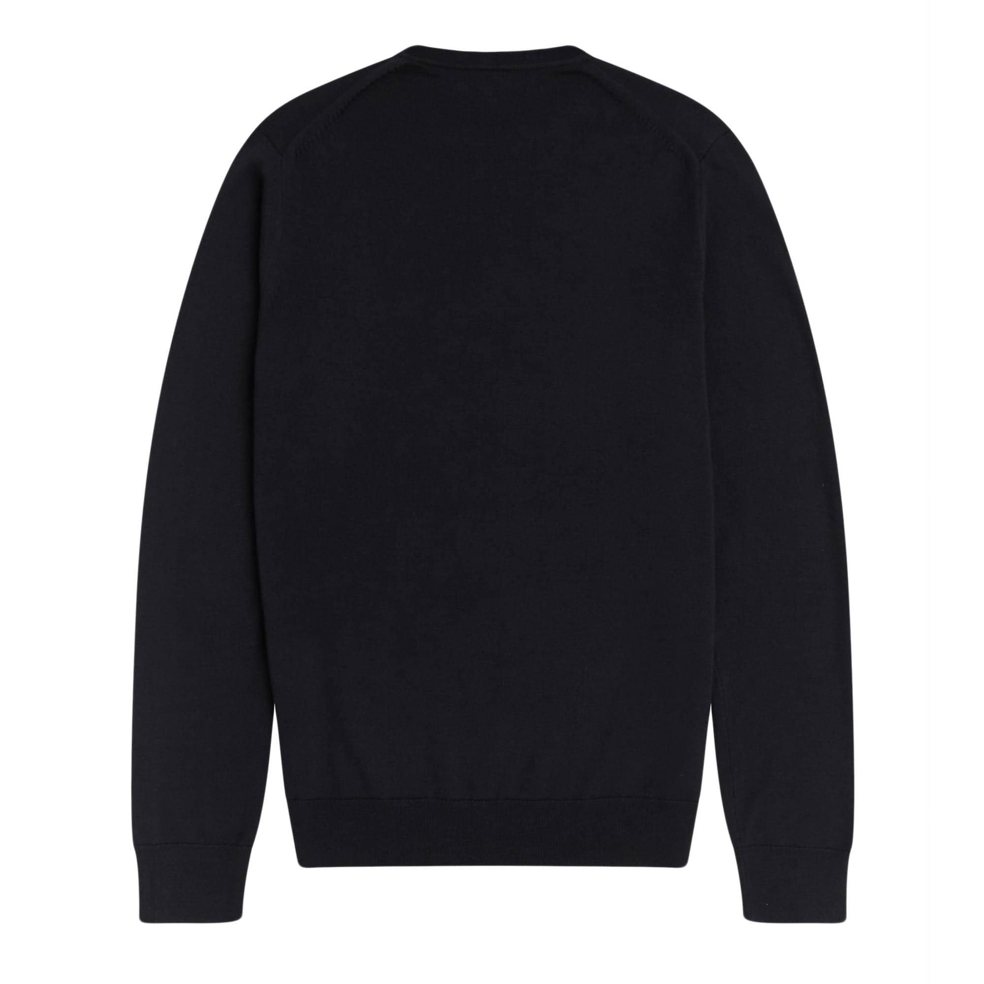Fred Perry Maglione Uomo Girocollo Cotone Tinta Unita Logo Ricamato Polsini a Coste Pullover Maniche Lunghe in Maglioni Euforia - Bronte, commercioVirtuoso.it