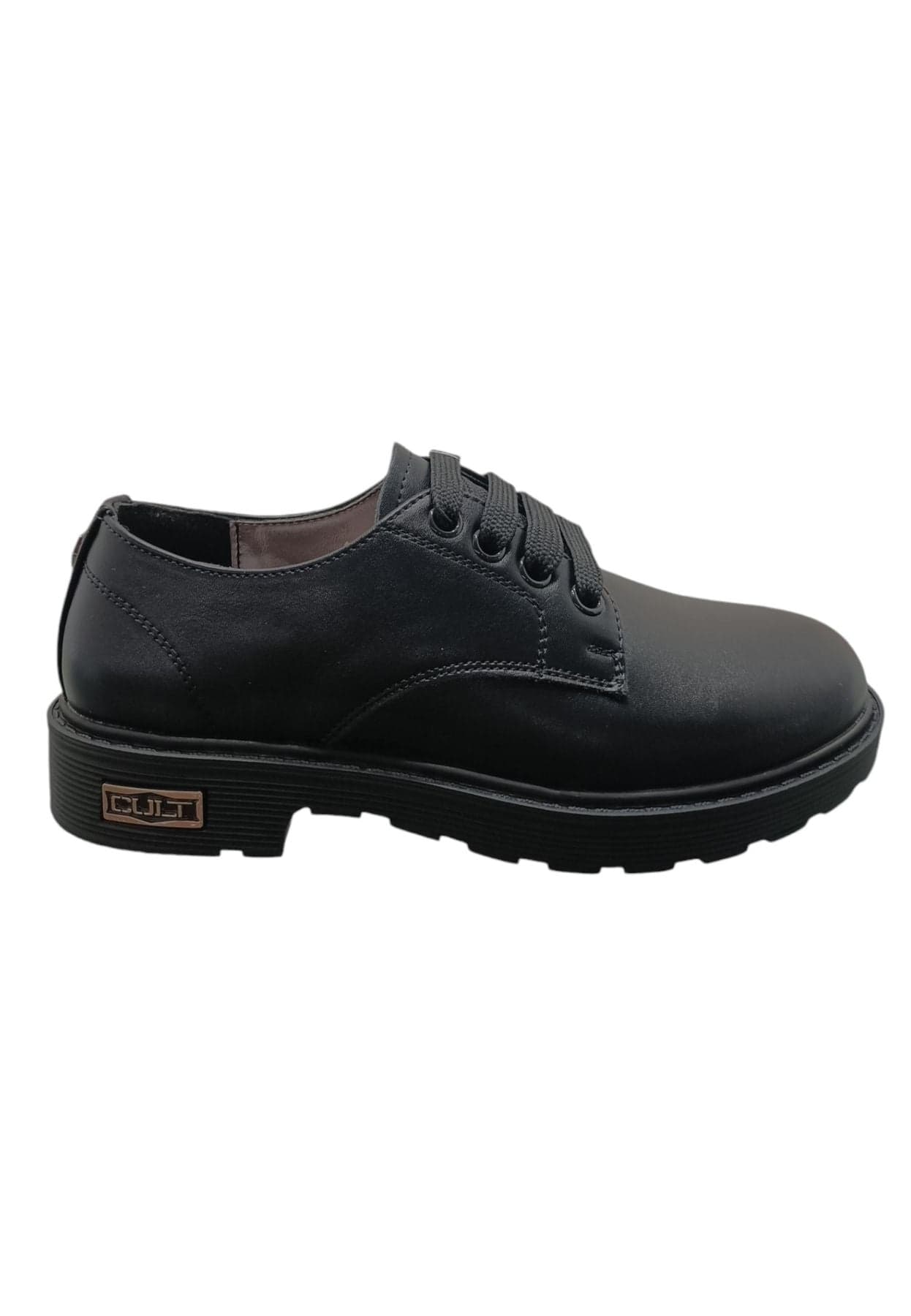 Mocassino bambino Cult Martin T-073 nero pelle laccio elegance style - 6