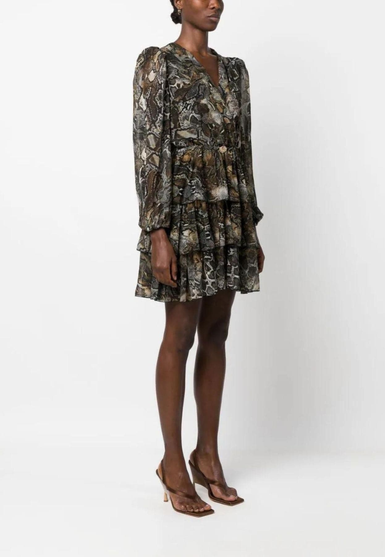 JUST CAVALLI Abito PL GEORGETTE PR PYTON da donna in Casual Drestige - Casamassima, commercioVirtuoso.it
