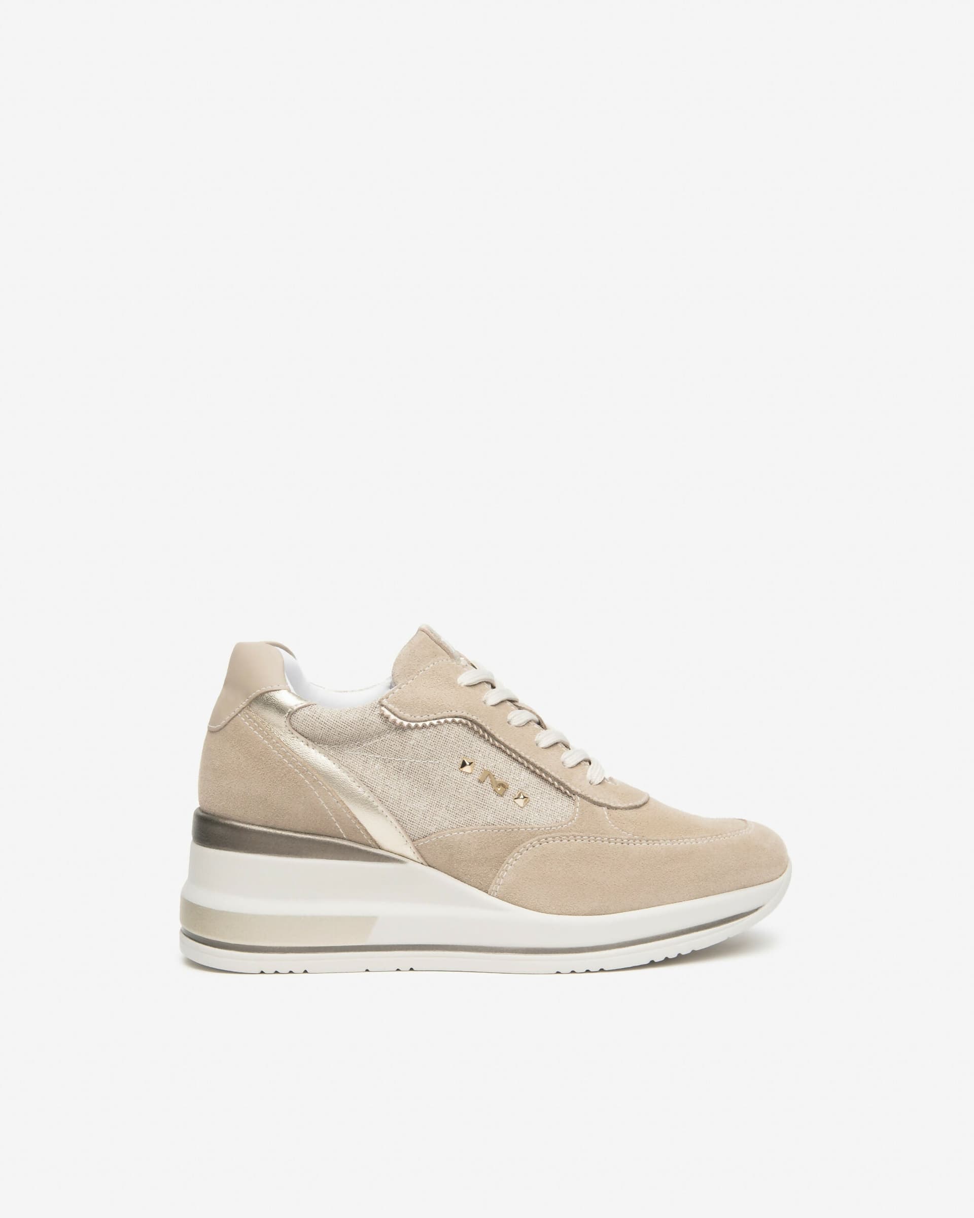 NeroGiardini Donna Sneakers da donna in pelle, tessuto e materiale tecnico in Sneaker casual Cantali Calzature - Randazzo, commercioVirtuoso.it