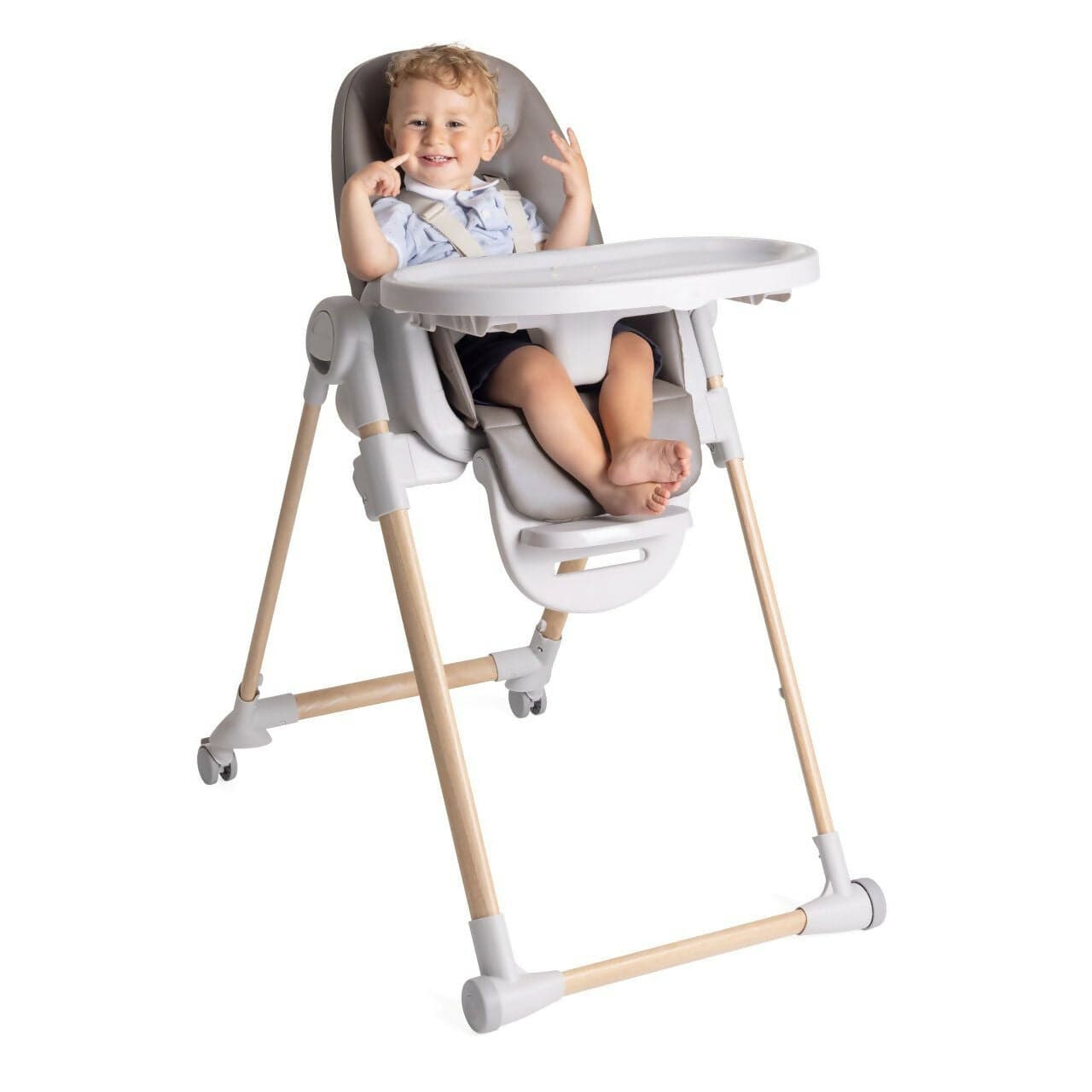 CHICCO Polly Armonia Seggiolone Evolutivo Pappa per Bambini da 0 Mesi a 40 kg, Seggiolone Reclinabile a Sdraietta con Altezza e Poggiapiedi Regolabili, 4 Ruote, Chiusura Compatta, grigio scuro, colore SCANDINAVIAN in Seggioloni Sanitaria Gioia del Bimbo - Villa San Giovanni, commercioVirtuoso.it