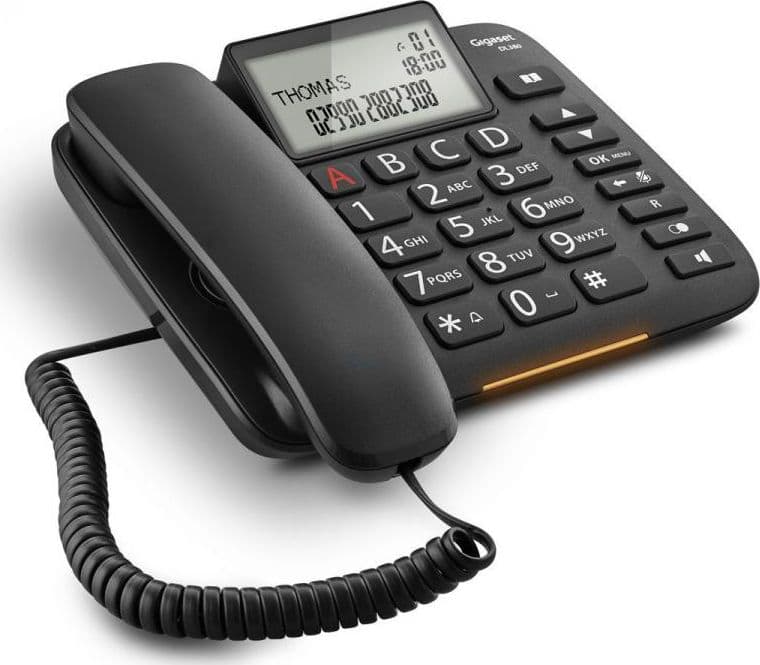 telefono fisso gigaset dl380 nero - 2
